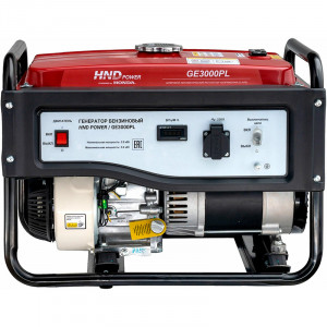 Бензиновый генератор HND GE 3000 PL